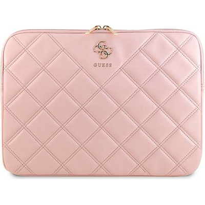 Guess Sleeve taška GUCS14ZPSQSSGP 14 růžová Quilted 4G růžová