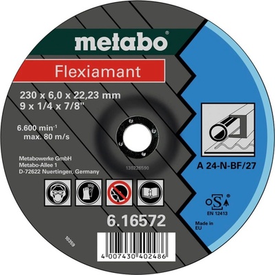 Metabo Brusný kotouč lomený 22.23 mm 616730000 25 ks