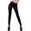 LateX Latex Leggings Crotchless Black L