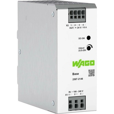 WAGO 2587-2146 síťový zdroj na DIN lištu 24 V/DC 10 A 240 W Počet výstupů:1 x Obsah 1 ks