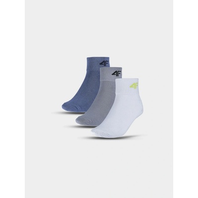 4F Boys' Socks 3pack Multicolored šedá 5904698793730