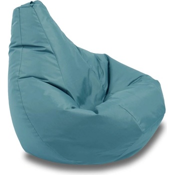 Pufrelax Калъф за пуф круша, 160л. , Nirvana Light - Teteron Aqua, (Не съдържа пълнеж), за открито