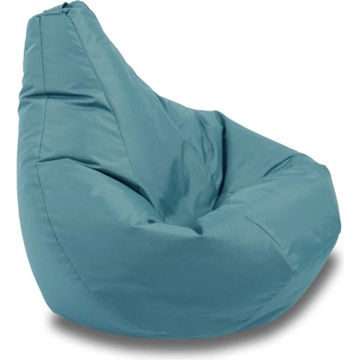 Pufrelax Калъф за пуф круша, 160л. , Nirvana Light - Teteron Aqua, (Не съдържа пълнеж), за открито