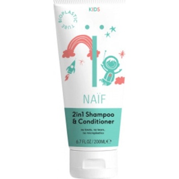 Naif Kids Shampoo & Conditioner šampón a kondicionér 2 v1 pre deti 200 ml