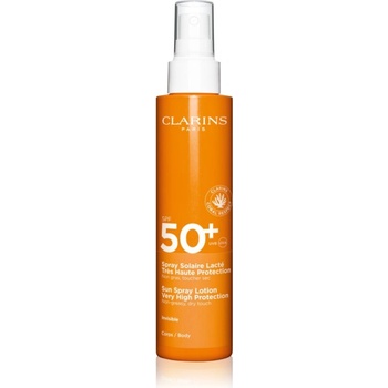 Clarins Sun Care Spray Lotion слънцезащитен спрей за тяло и лице SPF 50+ 150ml