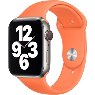 Apple Каишка от Apple - 44 мм Kumquat Sport Band - Regular (Seasonal Nov2020) (MYD22ZM/A)