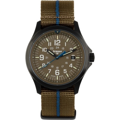 Traser P67 Officer Pro Khaki Nato s pruhom