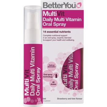 BetterYou MultiVit Орален спрей, 25 ml, 32 дневни дози, Better You