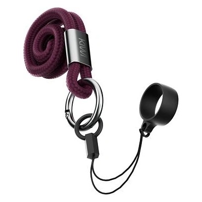 Šňůrka na krk pro zavěšení KIWI Red Velvet
