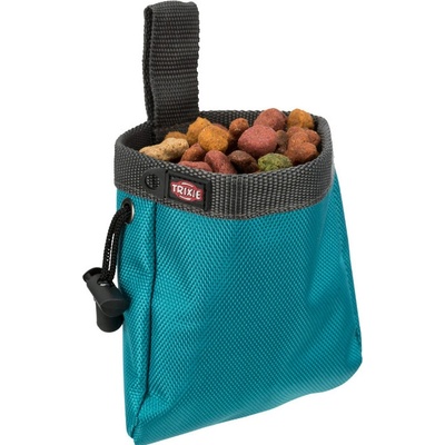 Trixie Kapsa na pamlsky Pamlskovník Dog Activity Baggy de Luxe 14 x 10 cm tyrkysová šedá