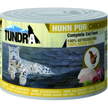 TUNDRA grain free - консерва за котки с чисто пилешко месо, БЕЗ ЗЪРНО, 200 гр, Германия - 705ve