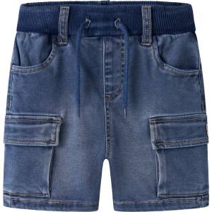 NAME IT Детски къси панталони Name it Kid's Ben Baggy Denim Shorts - Denim Blue - размер 110 (EU) (701-4715-0116)