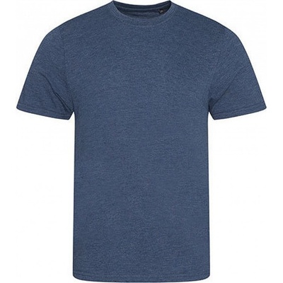 Moderní směsové tričko Just Ts modrý námořní melír JT001