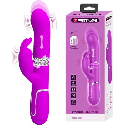 Pretty Love Coale Twinkled Tenderness 4in1 Rotating & Thrusting Rabbit