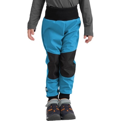 Unuo Batolecí softshellové kalhoty s fleecem Street Strong Tyrkysová