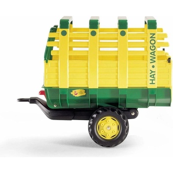 Rolly Toys Vlečka na seno za traktor jednoosá Hay Wagon zelenožlutá