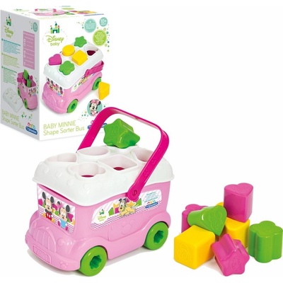 Clementoni Clemmy Baby Vkládací autíčko Minnie