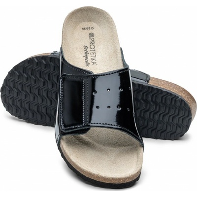 Protetika šľapky ORS T 56 lesklá čierna