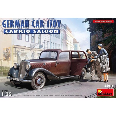 MiniArt German Car 170V Cabrio Saloon 1:35