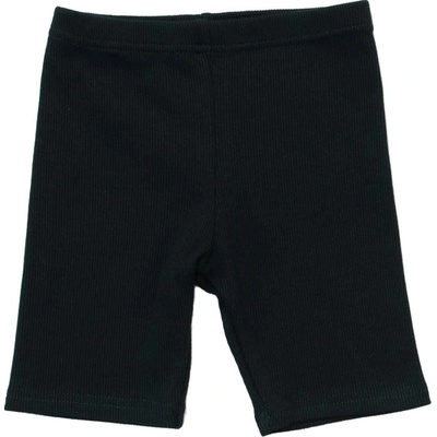 Babu Žebrované černé šortky