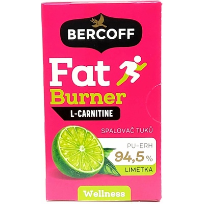Bercoff Spaľovač tukov aromatizovaný fermentovaný čaj limetka 20 x 1,5 g