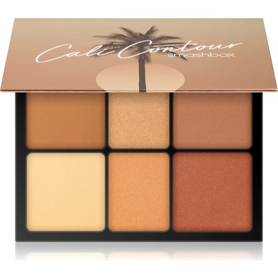 Smashbox Cali Contour Palette контурираща палитра за лице цвят Medium Deep 20.56 гр