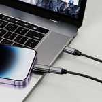 Tech-Protect Адаптер от Lightning мъжко към USB-C женско за Apple устройства с Lightning порт - Tech-Protect Ultraboost Lightning to USB-C Adapter (черен) (THP1888)