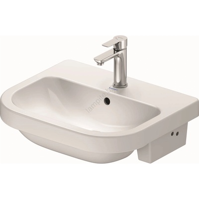 Duravit 24035500002 - Вграден умивалник D-CODE 55x45, 5 см керамика/лъскаво бяло (DA0052)