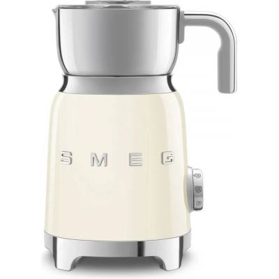 Smeg Уред за разпенване на мляко Smeg MFF11CREU, 500 W, 600 мл, 8 програми, Подвижна кана, Автоматично изключване, Крем (MFF11CREU)