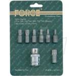 FORCE Накрайници "Torx" 1/2'' x 10мм к-т 8ч JN99023 Force (JN99023)