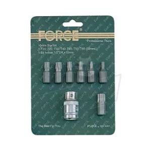 FORCE Накрайници "Torx" 1/2'' x 10мм к-т 8ч JN99023 Force (JN99023)