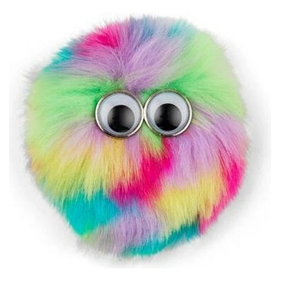 Ozdoba na batoh Ergobag Fluffy Klettie - Pink-Green uni