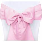 PartyDeco Панделка за стол - светла розова 0, 15 x 2, 75 м