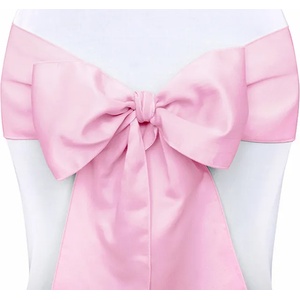 PartyDeco Панделка за стол - светла розова 0, 15 x 2, 75 м