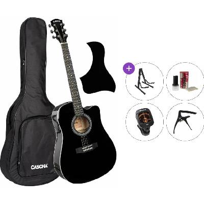 Cascha CGA100BK Premium SET Black Акустична китара