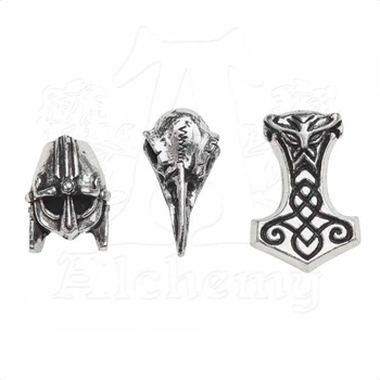 Image 1 of Alchemy gothic Косата/ брада Мъниста alchemy gothic - Скандинавска плитка - abr5