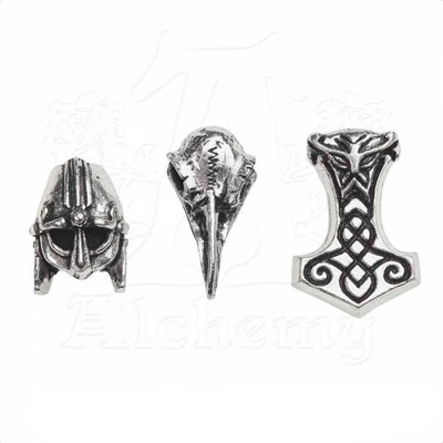 Alchemy gothic Косата/ брада Мъниста alchemy gothic - Скандинавска плитка - abr5