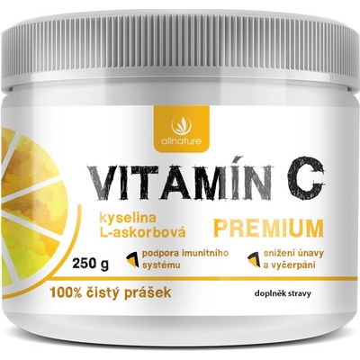 Allnature Vitamín C Premium prášok 250 g