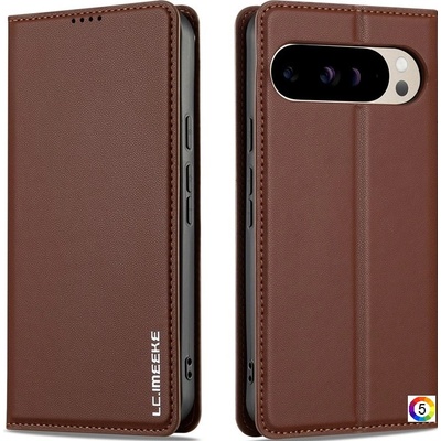 Google Pixel 9 Pro / Pixel 9 LC. IMEEKE Кожен Калъф и Протектор