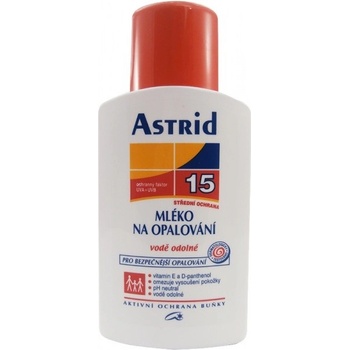 Astrid opalovací mléko voděodolné SPF15 200 ml