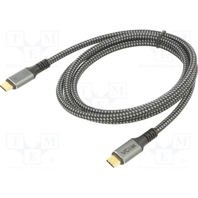 Vcom CU541M-1.2M Thunderbolt 3, USB 4.0, USB C vidlice,z obou stran, 1,2m