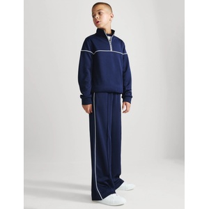 Marks & Spencer Спортни панталони с широки крачоли и странична лента (6-16 години) Marks & Spencer морска синя Marks & Spencer | Sin | Момчешки | 7-8