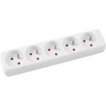 Office Products Preloader OFFICE PRODUCTS, 5 sockets, 5m, with grounding, white