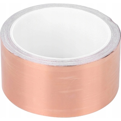 Měděný plech, pásek, měď 0,06 mm, 50 mm, 10 m