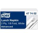 Tork Advanced servítky 2-V 33x33 biela TORK/477402PAK 200ks