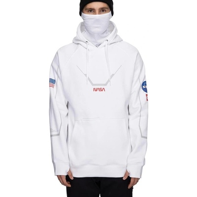 686 NASA EXPLORATION PO HOODIE White