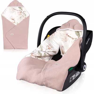 Lionelo Fusak do autosedačky kočárku nosítka deka bavlna Travel Swaddle