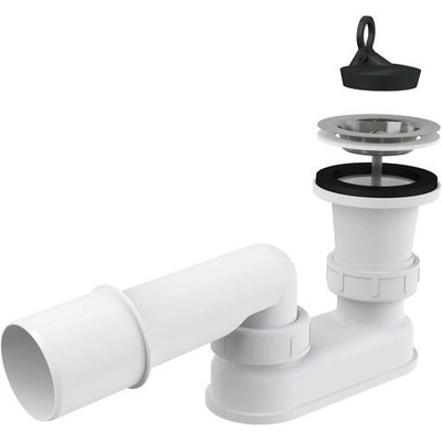 Alcadrain Odvodňovacia súprava so zápachovou zátkou, pre 50 mm vaničky A461-50