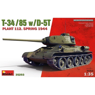 MiniArt T-34-85 w/D-5T Plant 112 Spring 1944 35293 1:35
