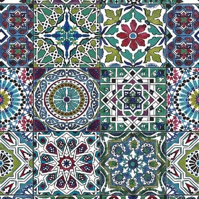 d-c-fix 343-1018 Samolepící fólie Maroccan modro-zelený rozměry 45 cm x 1,5 m